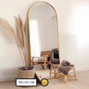 Arch Mirror - Large - Gold - 165 x 60, Gold
